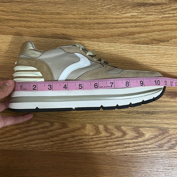 Voile Blanche Sneakers Leather Platform Size 40 - Picture 13 of 14